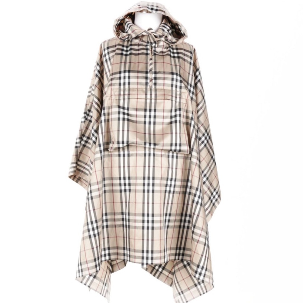 Burberry Nova Check Rain Poncho.